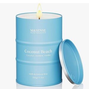 Coconut Beach Candle - Light Blue